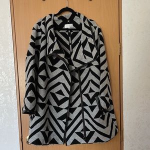 Black and grey heavy jacket